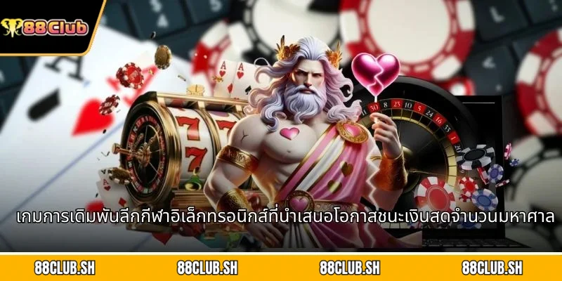 เกมการเดิมพันลีกกีฬาอิเล็กทรอนิกส์ที่นำเสนอโอกาสชนะเงินสดจำนวนมหาศาล
