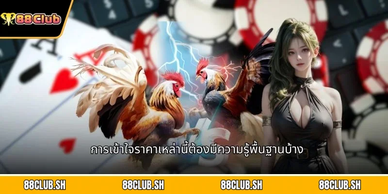 การเข้าใจราคาเหล่านี้ต้องมีความรู้พื้นฐานบ้าง