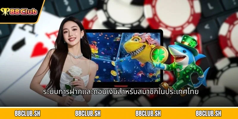 ระบบการฝากและถอนเงินสำหรับสมาชิกในประเทศไทย