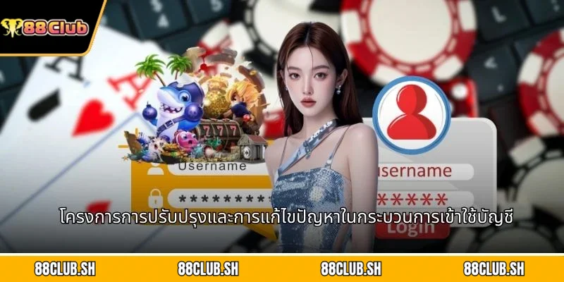 โครงการการปรับปรุงและการแก้ไขปัญหาในกระบวนการเข้าใช้บัญชี
