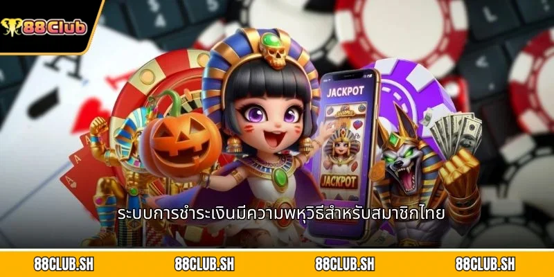 ระบบการชำระเงินมีความพหุวิธีสำหรับสมาชิกไทย