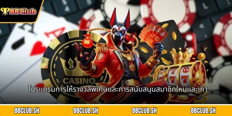 โปรแกรมการให้รางวัลพิเศษและการสนับสนุนสมาชิกใหม่และเก่า