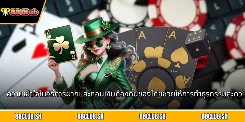 ความเข้าใจในวิธีการฝากและถอนเงินท้องถิ่นของไทยช่วยให้การทำธุรกรรมสะดวกขึ้น