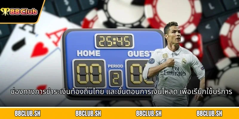 ช่องทางการชำระเงินท้องถิ่นไทย และขั้นตอนการเงินโหลด เพื่อเรียกใช้บริการ